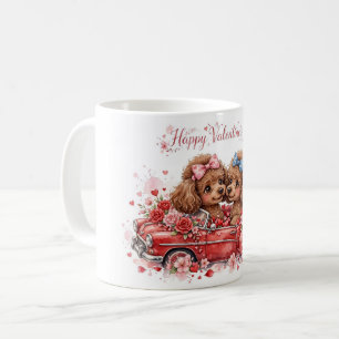 Süße Pudel-Kaffeetasse – Haustierliebhaber-Tasse – Kaffeetasse