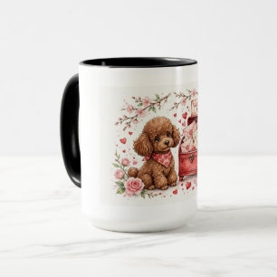 Süße Pudel-Kaffeetasse – Haustierliebhaber-Tasse – Tasse