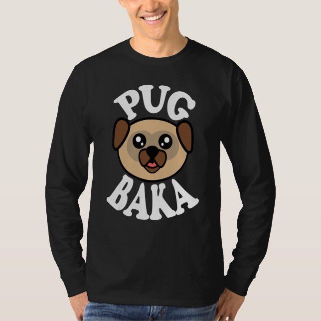 Süße Pug Baka T-Shirt (Vorderseite)