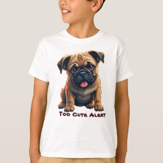 Süße Pug-Illustration T-Shirt