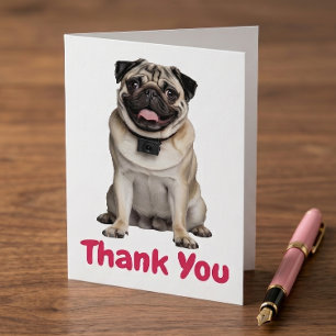 Süße Pug-Liebhaber Hundemama und -papa Danke