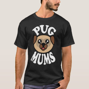 Süße Pug-Mütter T-Shirt