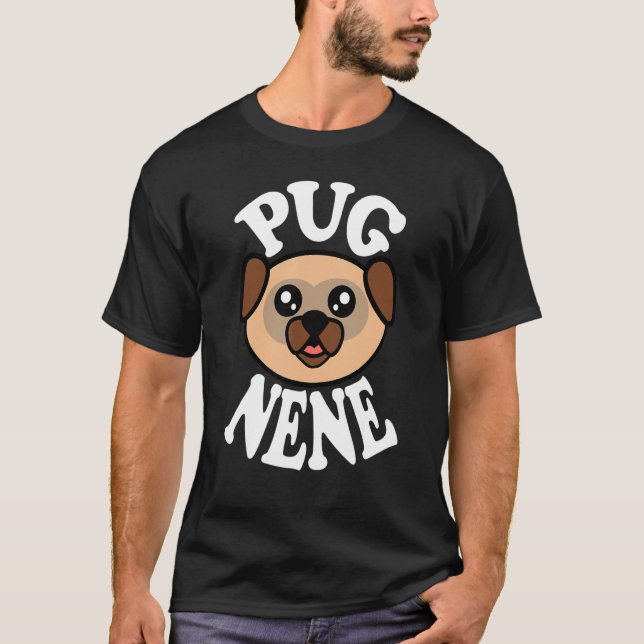 Süße Pug Nene T-Shirt (Vorderseite)