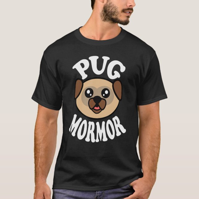 Süße Pug Oma T-Shirt (Vorderseite)