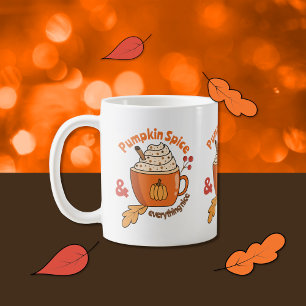 Süße Pumpkin Spice Latte Doodle Tasse