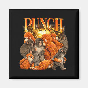 Süße Punch der Affe Kuschelplüschtiere Magnet
