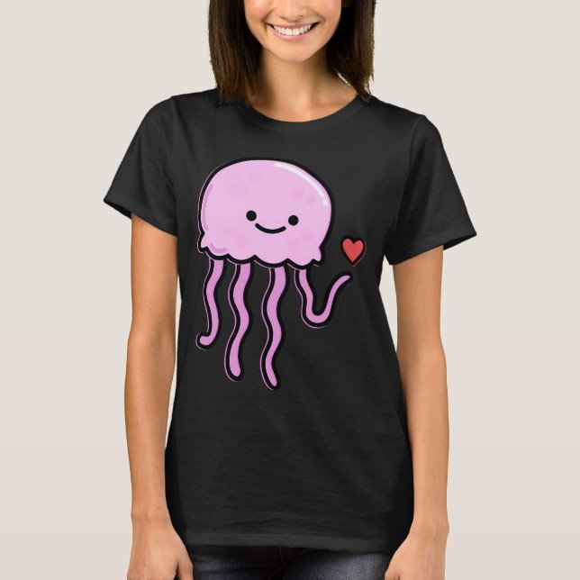 Süße Qualle T-Shirt (Vorderseite)