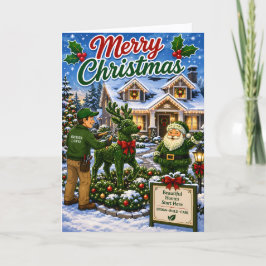 Süße Rasenpflege Landschaftsbau Weihnachten