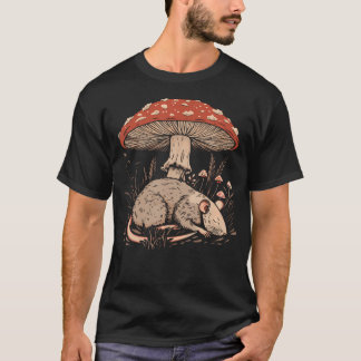 Süße Ratte Maus Cottagecore-Ästhetik unter dem Pil T-Shirt