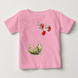 Süße Raupe Baby T-shirt