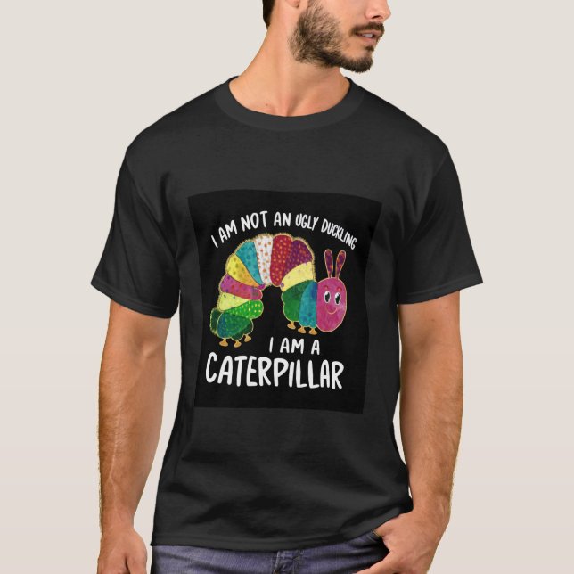 Süße Raupe mit Spruch 1 T-Shirt (Vorderseite)