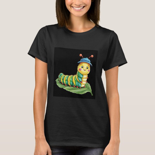 Süße Raupe T-Shirt (Vorderseite)