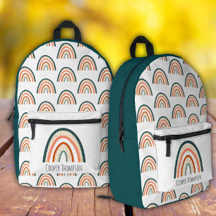 Süße Regenbogen-Jungs Bedruckter Rucksack