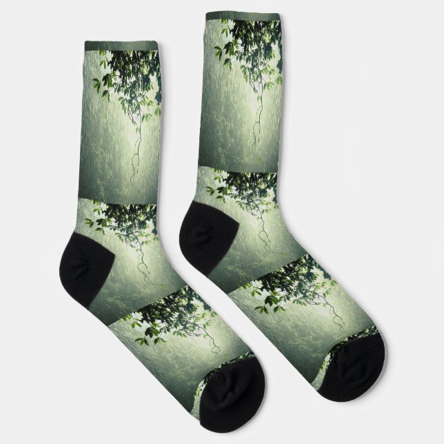 Süße Regenmuster-Socken Socken (Rechts)