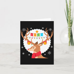 Süße Rentiere Frohe Weihnachten Frohe Weihnachten Karte