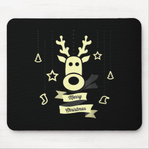 Süße Rentiere Frohe Weihnachten Mousepad