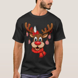 Süße Rentiere Weihnachten Rote Nase Rudolph Xmas K T-Shirt