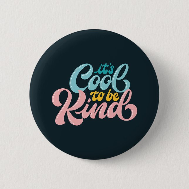 Süße Retro-Anstecknadel Button (Vorderseite)