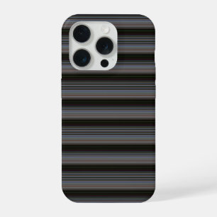 Süße retro moderne Streifen iPhone 15 Pro Hülle