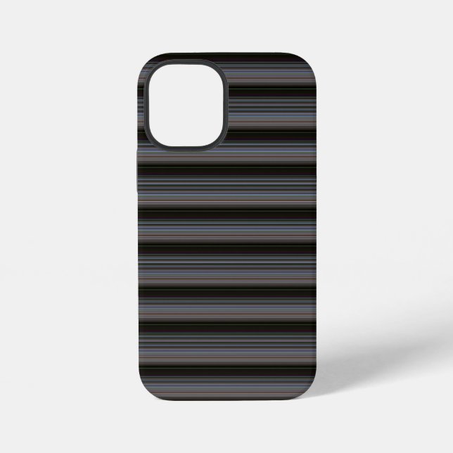 Süße retro moderne Streifen iPhone Hülle (Rückseite)