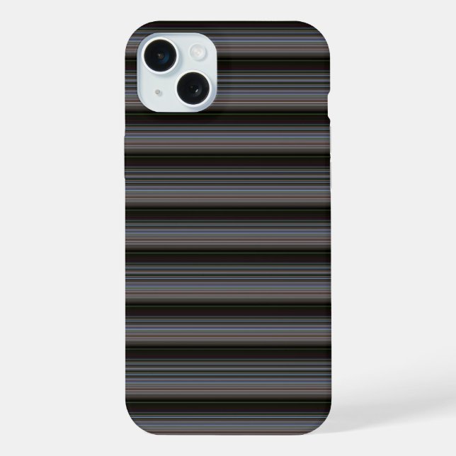 Süße retro moderne Streifen iPhone Hülle (Rückseite)