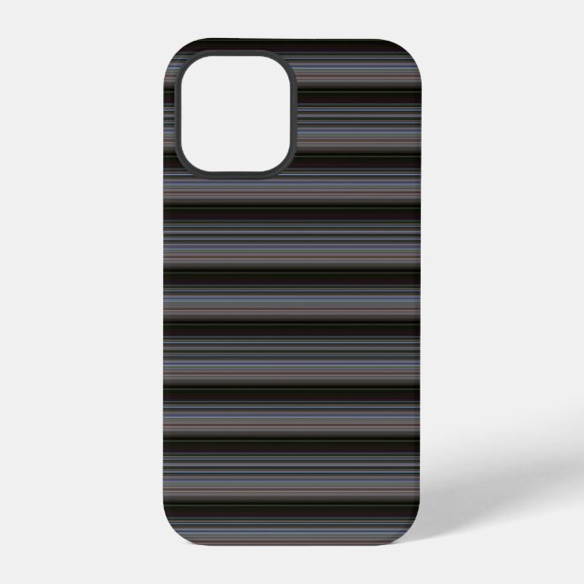 Süße retro moderne Streifen iPhone Hülle (Rückseite)