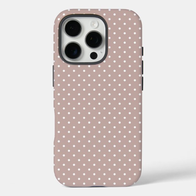 Süße Retro-Polka-Punkte-Ästhetik für Mädchen Case-Mate iPhone Hülle (Rückseite)