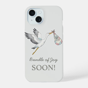 Süße Retro saubere Handyhülle Bündel der Freude iPhone 15 Hülle