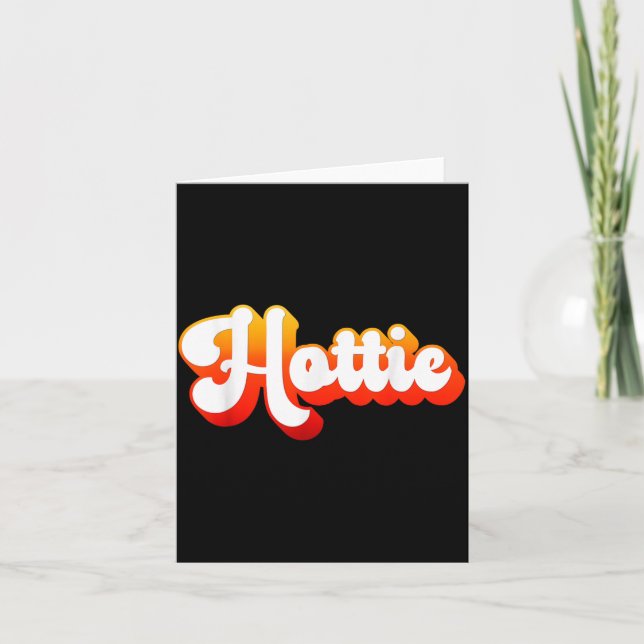 Süße Retro Vintage Schönheit Karte (Vorderseite)