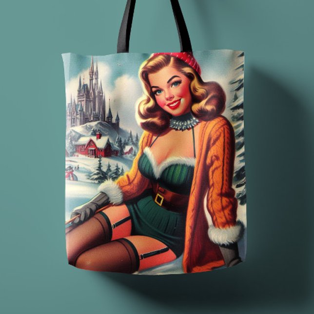 Süße Retro-Winter-Pin-up (Von Creator hochgeladen)
