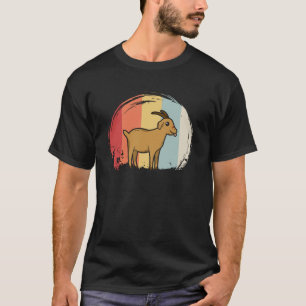 Süße Retro-Ziege T-Shirt