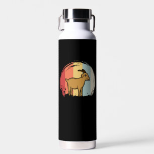 Süße Retro-Ziege Trinkflasche