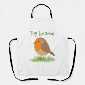 Süße Robin-Vogel-Schürze als Geschenk Schürze