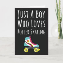 Süße Rollschuh-Fotokarten für Baby-Jungen Skater-K