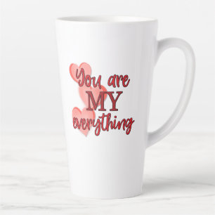 Süße Romantik, "You are My Everything" - Herz Milchtasse