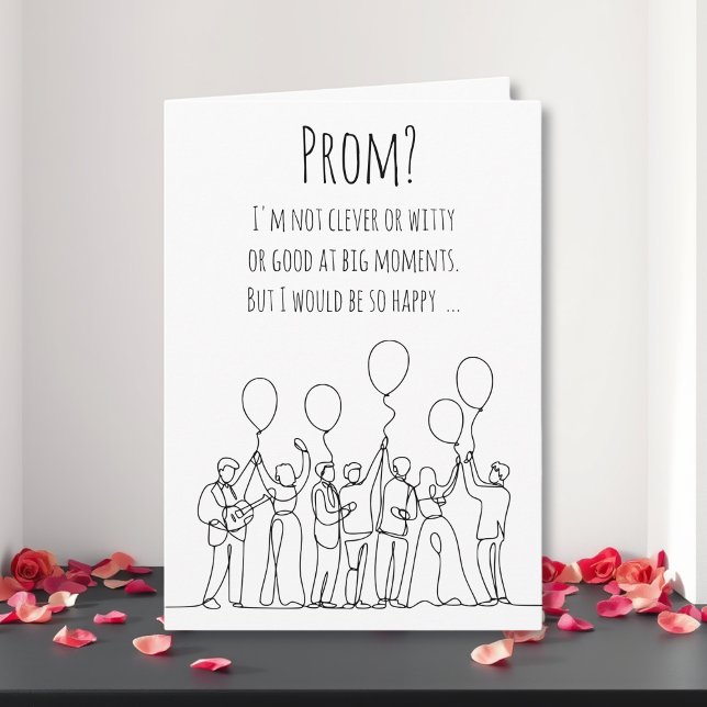 Süße romantische Einladung zum Abschlussball | Pro (Von Creator hochgeladen)