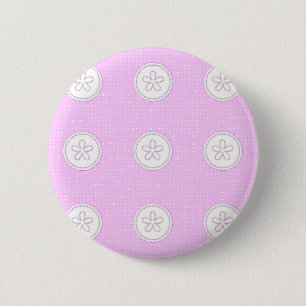 süße romantische rosa Tapete Button