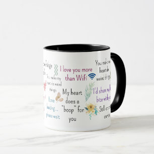 Süße romantische Zitate Ästhetik-Mug-Kunst Tasse