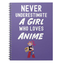 Süße rosa Anime-Fan-Geschenke für Mädchen und Kind Notizblock