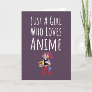 Süße rosa Anime-Karten für Baby-Mädchen Kids Otaku Karte