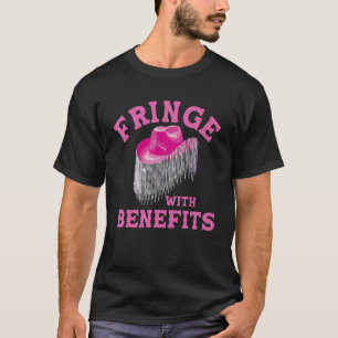 Süße rosa ästhetische südliche Cowgirl-Country-Mus T-Shirt