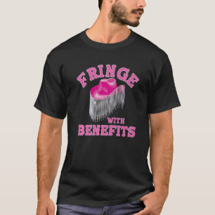 Süße rosa ästhetische südliche Cowgirl-Country-Mus T-Shirt