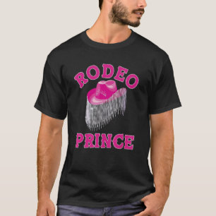 Süße rosa ästhetische südliche Cowgirl-Land-Rodeo T-Shirt