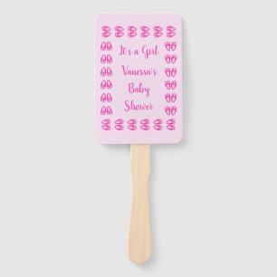 Süße rosa Baby-Mädchen-Hasenfüße Ostern-Baby-Party Fächer