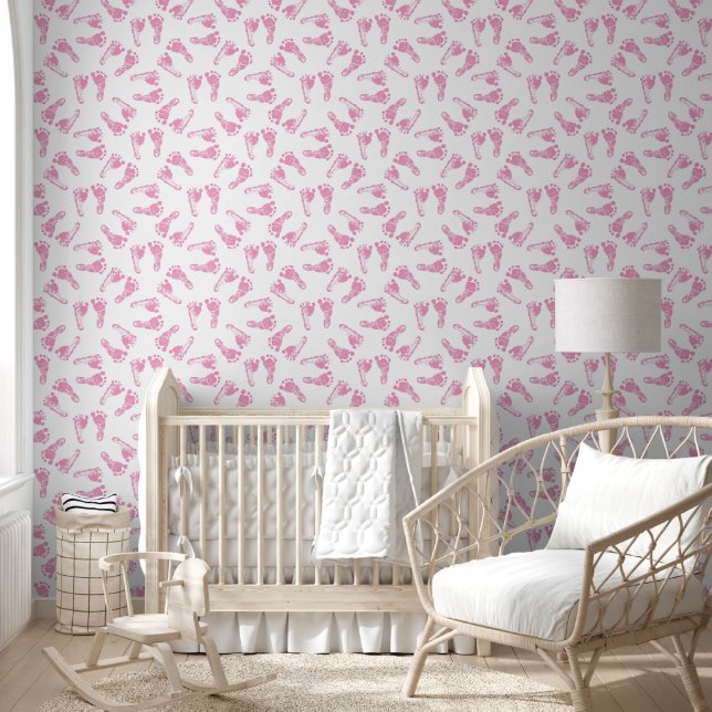 Süße rosa Babyfüße Tapete (Kinder)