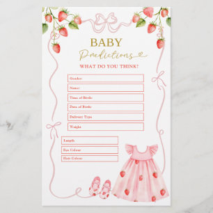 Süße rosa Babykleidung Baby Vorhersagen