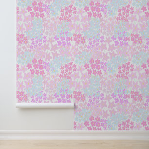 Süße rosa Babyzimmer Schäl-und-Klebe-Tapete Tapete