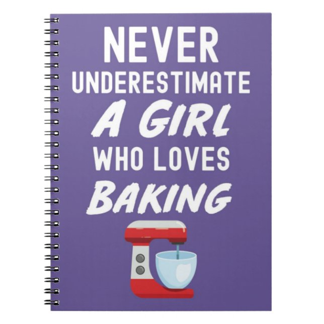 Süße rosa Backgeschenke für kleine Mädchen, Kinder Notizblock (Vorderseite)
