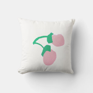 Süße rosa Beeren Wurf Kissen