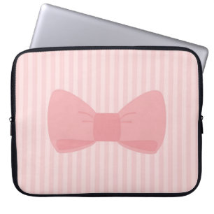 Süße rosa Bogenlaptophülse Laptopschutzhülle